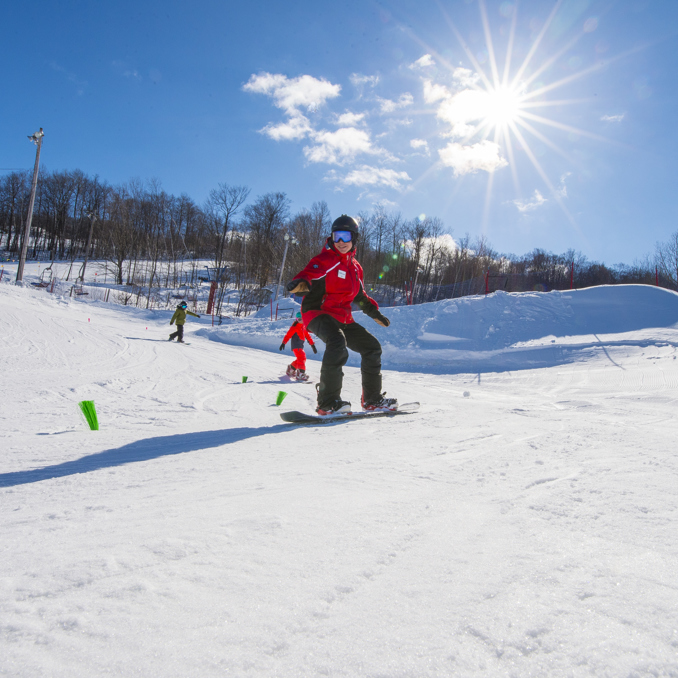 Sommets Saint Sauveur Versant Avila Ecole Glisse Zone Apprentissage Debutant