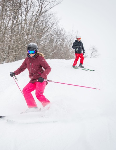 Skiing and snowboarding