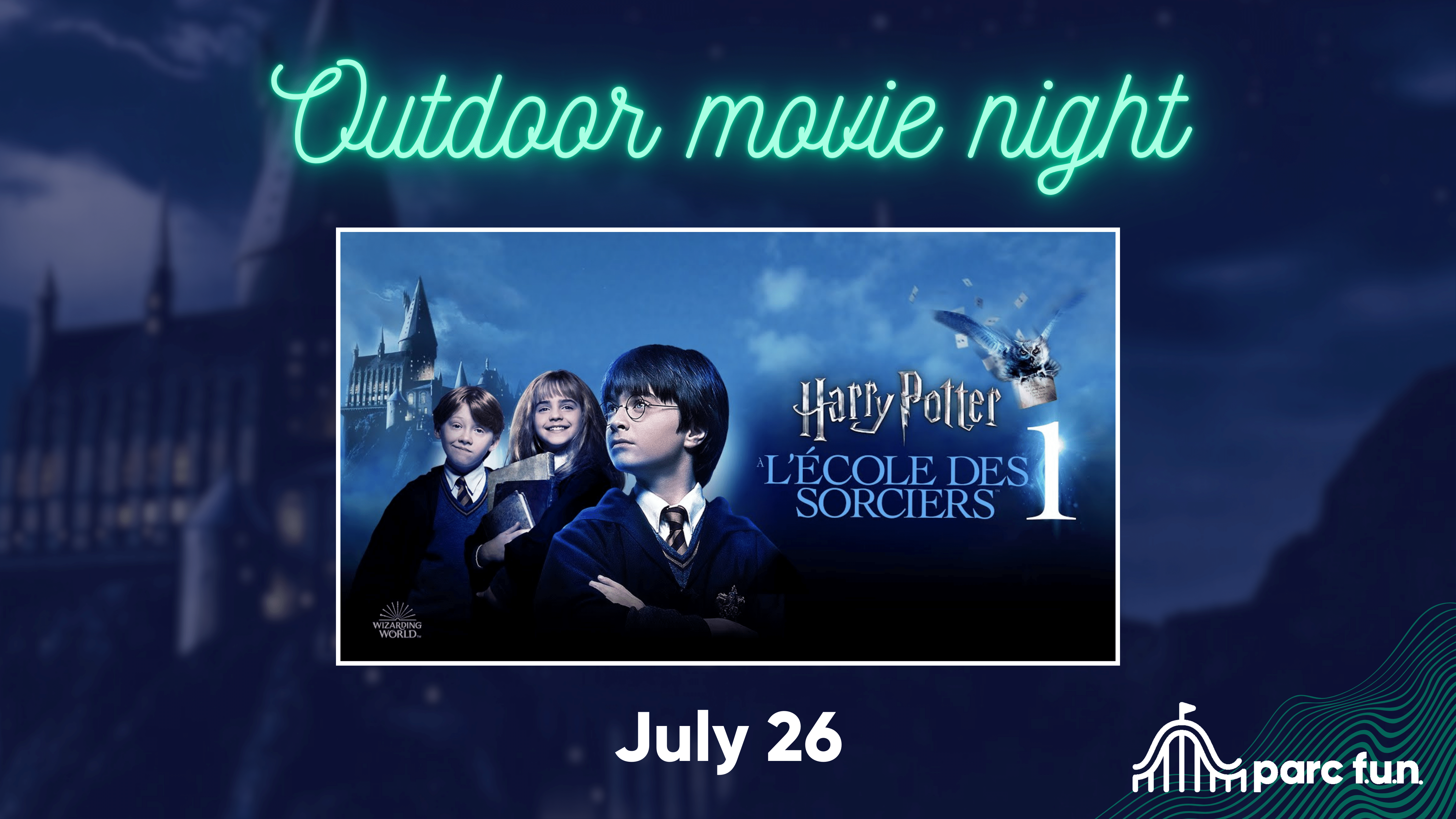 Outdoor movie night: Harry Potter