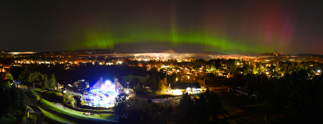 New webcams and northern lights at Sommet Saint-Sauveur