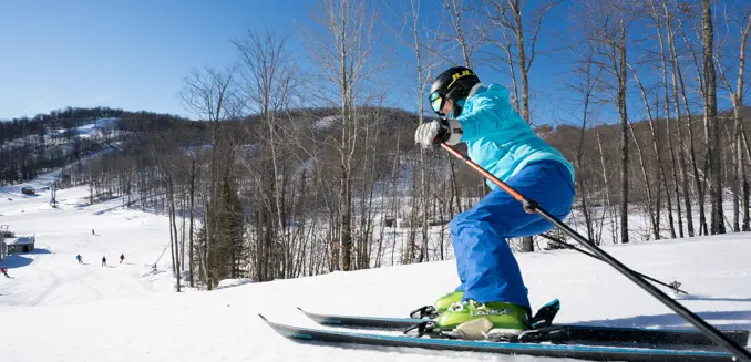 Sommet Morin Heights Ski Hiver Laurentides Ski Descente