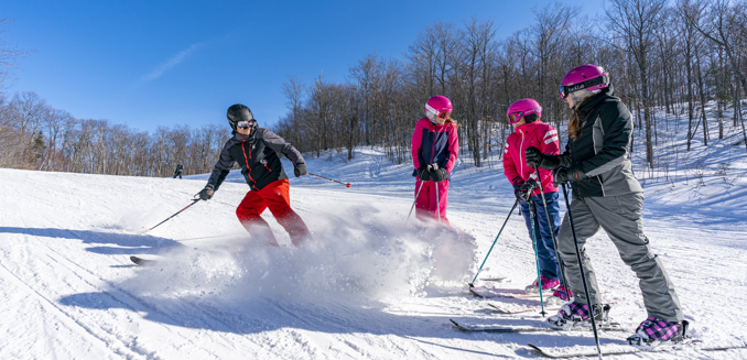 Sommet Olympia Ski Soleil Intermediaire Experimente Famille