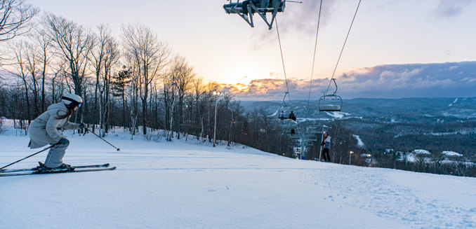 Sommets Olympia Ski Laurentides Hiver Abonnement Passe Soiree Remontee Temps