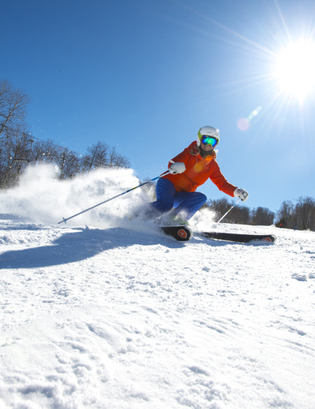 Skiing and snowboarding